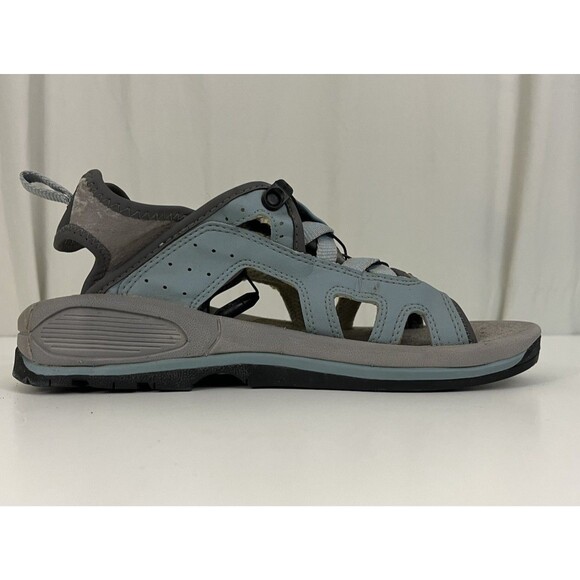 Salomon Tech Revo Women’s Sandal 2004 VTG Granola Girl Sz 8 Light Blue & Gray - Picture 6 of 11